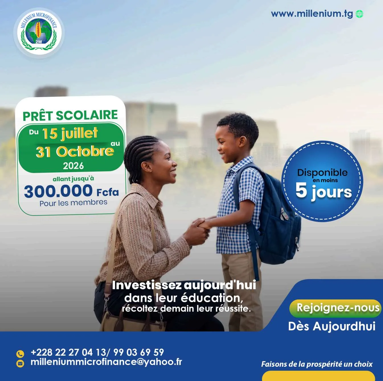Millenium Microfinance — Prêt scolaire